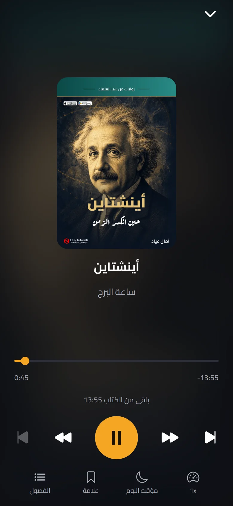 المشغل فى تطبيق ونس